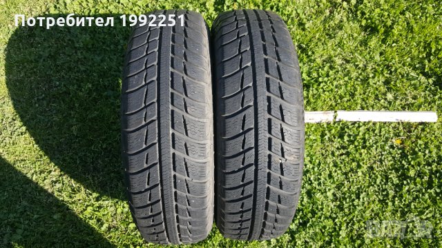 2бр. зимни гуми Michelin Alpin 155/65R14. 7мм дълбочина на шарката. DOT 4313. Цената е за 2бр, снимка 5 - Гуми и джанти - 32678647