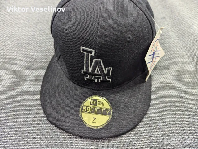 Нова LA Dodgers New Era Snapback Cap Размер 7 Шапка с Козирка MLB