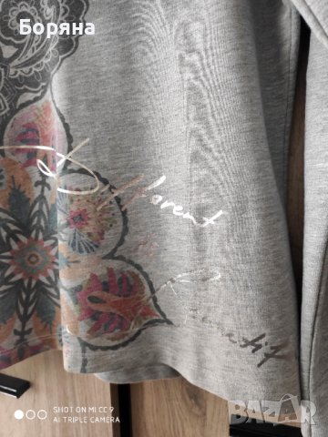 Desigual нова дамска блуза с шал-яка, снимка 10 - Блузи с дълъг ръкав и пуловери - 43792254