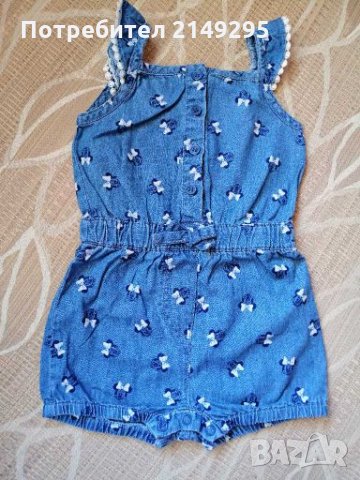 Disney гащеризонче от деним 12м