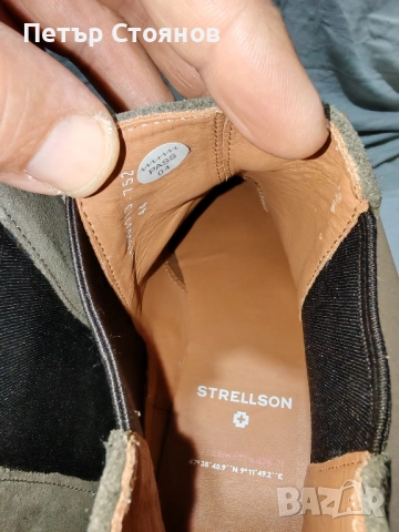 Удобни и стилни мъжки боти от естествен велур Strеllson №44, снимка 9 - Мъжки боти - 52440646