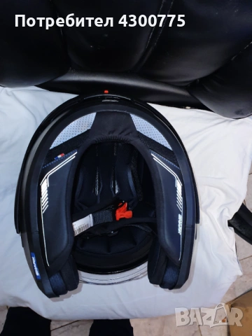 Модулна каска Shark EVO GT Encke Matt Black Anthracite, снимка 14 - Аксесоари и консумативи - 53080556