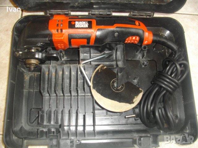250 Вата-Black Decker MT250-Реноватор-Мулти Инструмент-Отличен-Блек Декер, снимка 8 - Други инструменти - 33194496