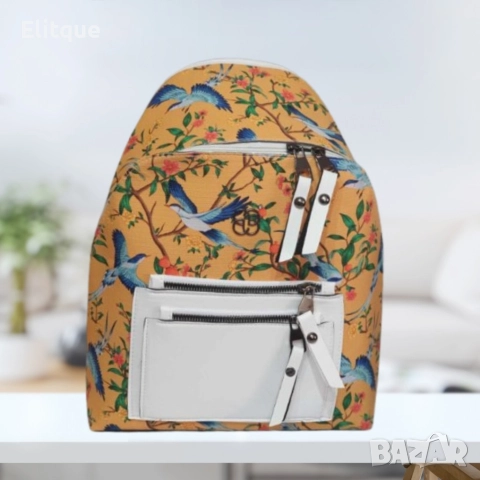 Елегантна цветна раничка с модерни флорални акценти - ПРОМОЦИЯ, снимка 7 - Раници - 52895955