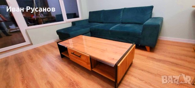 Ъглов диван + холна маса, снимка 1