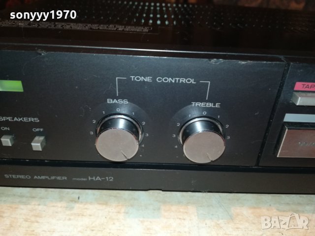 HITACHI HA-12 STEREO AMPLIFIER-MADE IN JAPAN 2112211036, снимка 10 - Ресийвъри, усилватели, смесителни пултове - 35206182