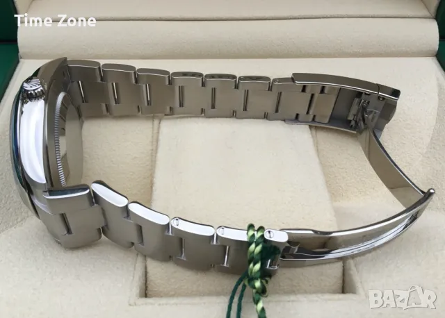 Rolex Oyster Perpetual 41mm Steel Celebration Tiffany Bubble Dial Automatic Унисекс, снимка 9 - Дамски - 48183294