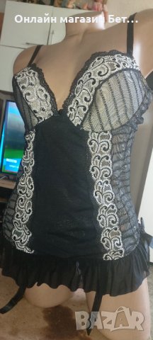  Koрсет с жартиер + боксер INTIMISS 42-44 Л , снимка 2 - Корсети, бюстиета, топове - 33538064