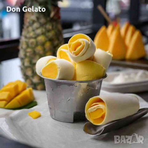 Суха смес за Тайландски сладолед МАНГО* Сладолед на прах МАНГО* (1300г / 4-5 L Мляко), снимка 4 - Други - 34036483