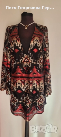 Официална рокля с пайети размер S 