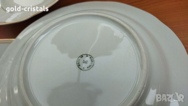 Стар български порцелан чинии, снимка 5 - Антикварни и старинни предмети - 33044981