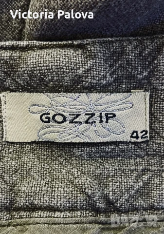 Панталон GOZZIP Дания лен и вискоза, снимка 13 - Панталони - 51269107