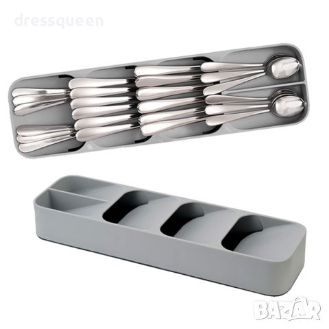 (МАЛЪК) Органайзер за чекмедже с изчистен дизайн в правоъгълна стеснена форма, снимка 7 - Аксесоари за кухня - 44016058