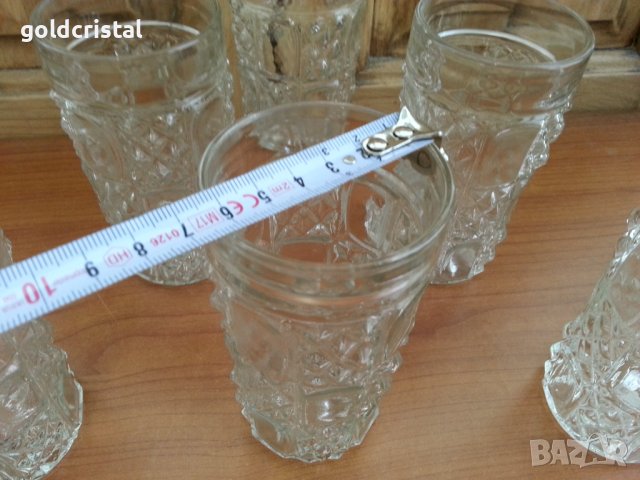 Стъклени кристални  чаши , снимка 9 - Антикварни и старинни предмети - 36992098