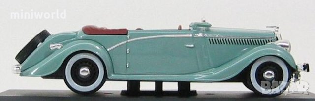 Salmson S4E 1938 - мащаб 1:43 на IXO/Museum модела е нов в PVC дисплей-кейс, снимка 3 - Колекции - 28369567