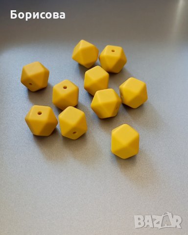 Силиконовото мънисто многоъгълник за бебешка залъгалка, снимка 8 - Други - 34632473