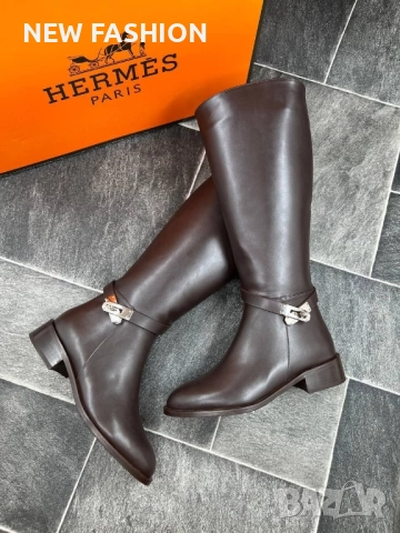 Дамски Ботуши ✨ Hermes , снимка 3 - Дамски ботуши - 51463589
