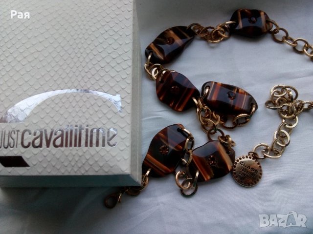 Колан тип бижу Roberto Cavalli class, снимка 4 - Колани - 50751387