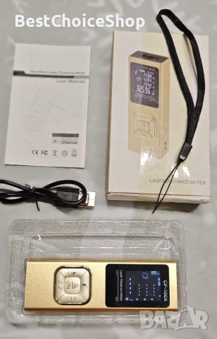 Лазерена рулетка/ Дистанционен / Мерител. Водоустойчив – 100м, снимка 2 - Измервателни инструменти - 53169996