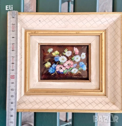 Картина емайл Камий Форе, снимка 3 - Картини - 50554421