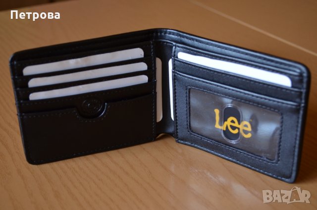 Lee Billfold с RFID защита хоризонтален портфейл, снимка 4 - Портфейли, портмонета - 32564346