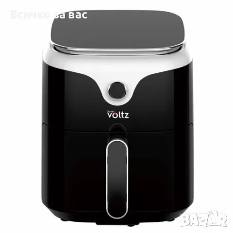 Фритюрник AirFryer Voltz, 1400W, 3.5л., Горещ въздух, Таймер, до 200°С, Дигитален, подвижна скара, снимка 1
