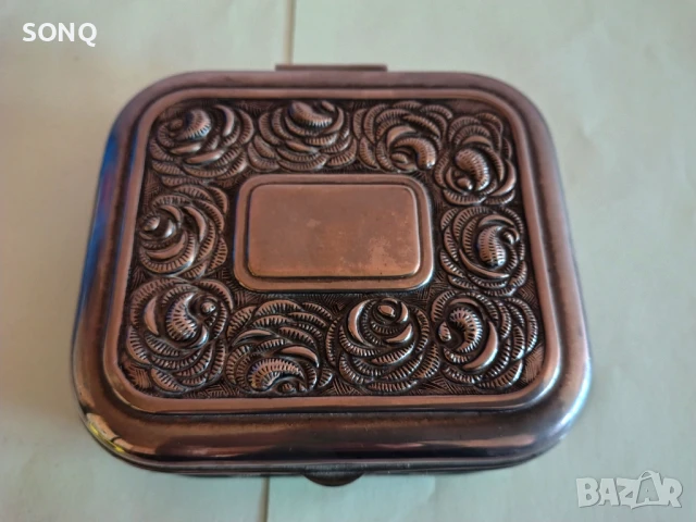 Страхотна Стара Посребрена Кутия За Бижута, снимка 2 - Антикварни и старинни предмети - 51156534