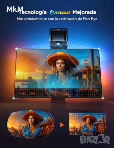 Смарт LED подсветка Govee TV Backlight 3 Lite H6099 RGBICW 55-65 и за 75-85 инча, снимка 8 - Части и Платки - 51294242