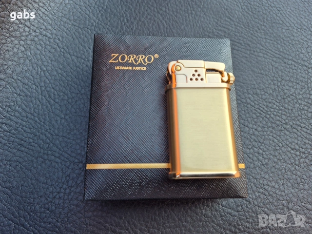 Луксозна бензинова запалка ZORRO в подаръчна кутия,Z602, снимка 11 - Запалки - 53144216
