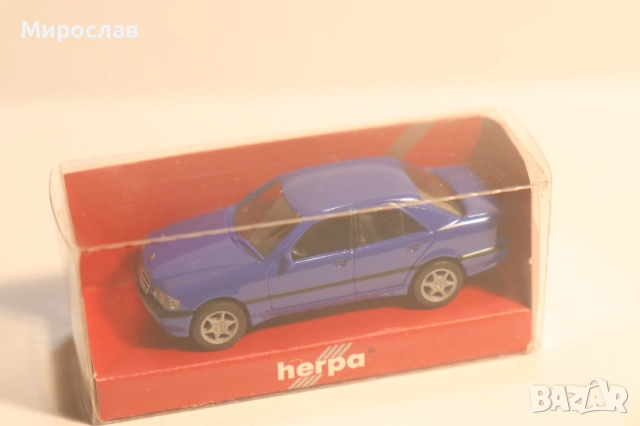 HERPA 1/87 H0 MERCEDES BENZ C ИГРАЧКА КОЛИЧКА МОДЕЛ, снимка 2 - Колекции - 52718411