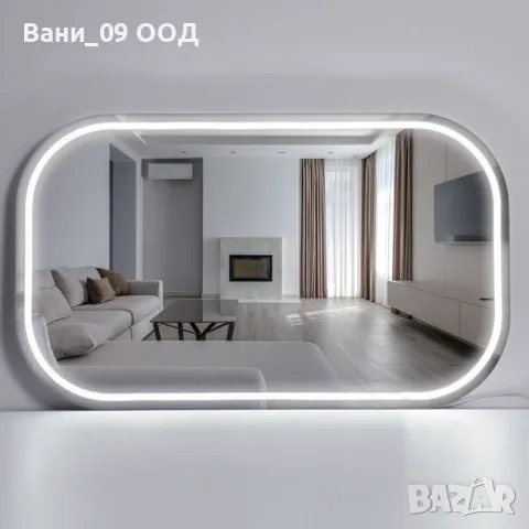 LED неоново огледало 50х30см, снимка 2 - Огледала - 49077285
