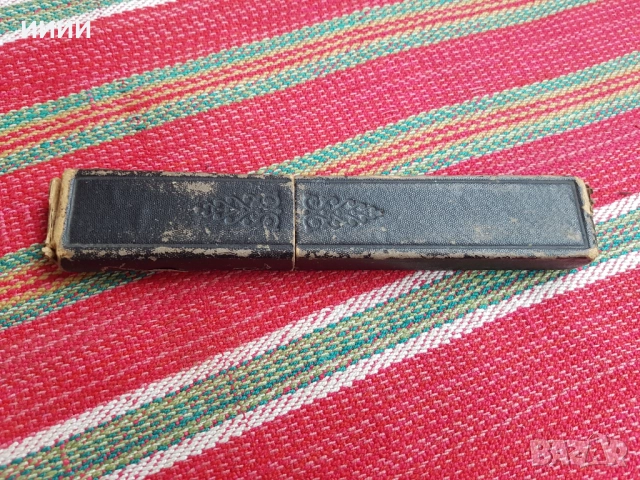 Бръснач сребърна стомана слонова кост , снимка 4 - Антикварни и старинни предмети - 52318357