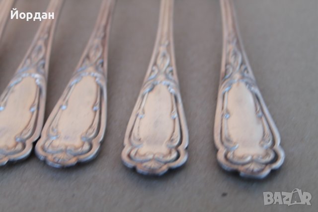 6 броя посребрени вилици , снимка 3 - Прибори за хранене, готвене и сервиране - 43231137