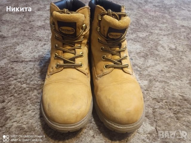 Dockers-боти от естествена кожа 40 номер, снимка 2 - Мъжки боти - 43091384