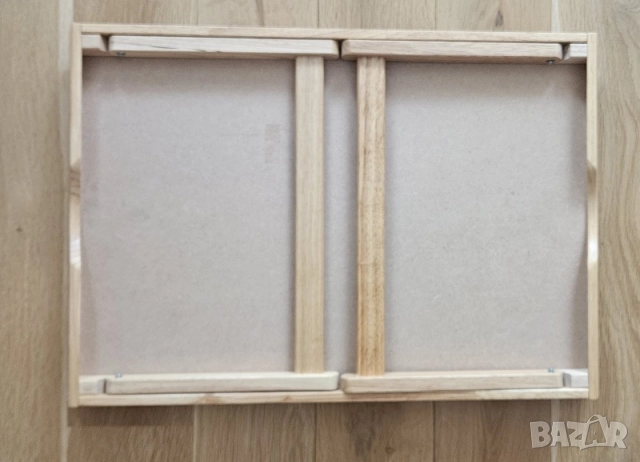 Масичка табла за хранене сервиране в легло масивно дърво Дъб, снимка 5 - Прибори за хранене, готвене и сервиране - 51760591