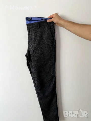 Сив официален костюм Teodor (Slim Fit) – отлично състояние, снимка 11 - Костюми - 48926590