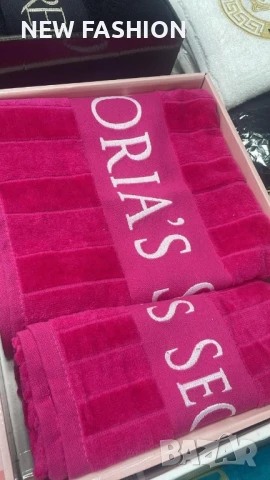 Памучни Хавлии -2бр с Кутия ✨ Tommy Hilfiger ✨ Victoria Secret ✨ Dior ✨, снимка 14 - Хавлиени кърпи - 50944436