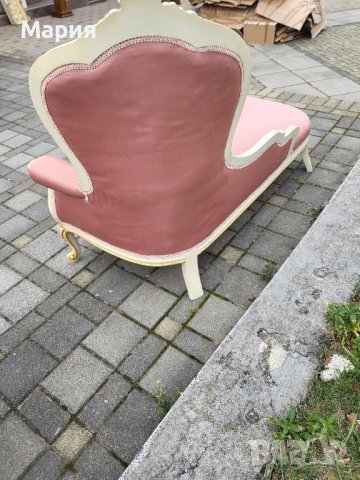 Италианска барокова лежанка 015, снимка 5 - Дивани и мека мебел - 43097553