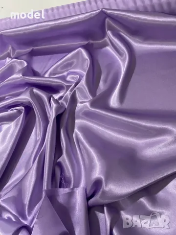 Плат, Сатен, 150 см. Полиестер, 120 гр, снимка 8 - Платове и дамаски - 35510249