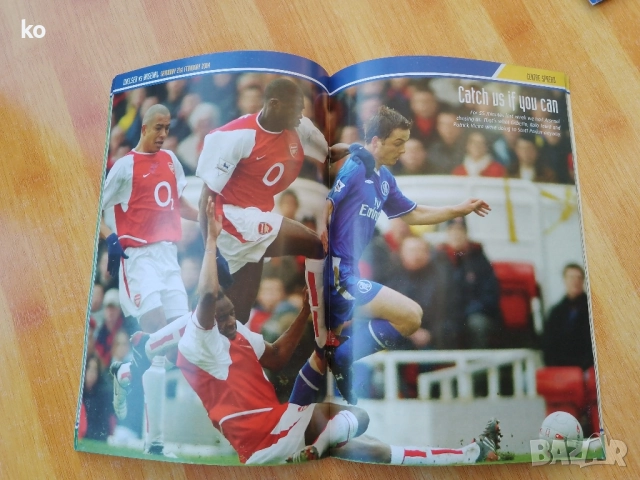 Chelsea FC-вестници клубни 2003,2004г,6 броя+2бр програми на Челси , снимка 3 - Списания и комикси - 51549154