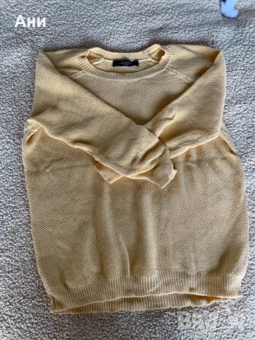 Жълт пуловер MaxMara S Weekend, снимка 3 - Блузи с дълъг ръкав и пуловери - 43545862