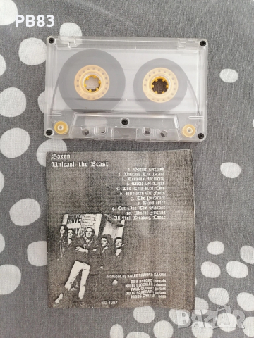 Saxon - Unleash The Beast (Аудио Касета) , снимка 2 - Аудио касети - 51601701