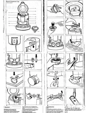Bosch Espresso Cup -TKA 4800 Кафе машина, снимка 12 - Кафемашини - 48450223