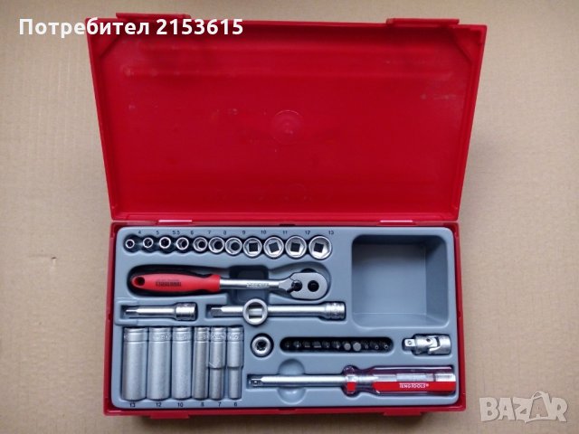 TENG TOOLS гидория 1/4 35части камъни комплект 1/4"