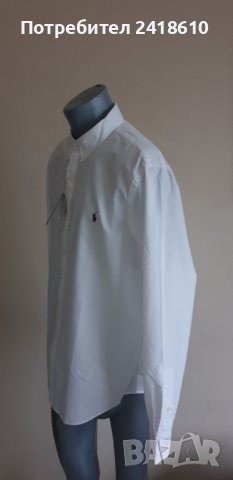 POLO Ralph Lauren Slim Fit  Pique Cotton Mens Size XL ОРИГИНАЛ! НОВО! Мъжка Риза!, снимка 8 - Ризи - 43413471
