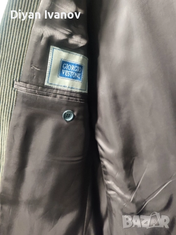 Мъжко кафяво сако., снимка 3 - Якета - 52292177