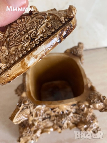 Кутия за бижута порцеланова, снимка 6 - Колиета, медальони, синджири - 38284152