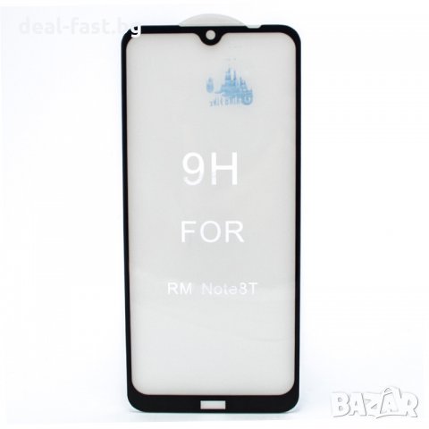 FULL GLUE 5D Пълнопокриващ Стъклен протектор за Xiaomi Redmi Note 8T, снимка 2 - Фолия, протектори - 28129205