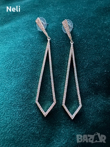 Висящи дизаинерски обици -3чифта, снимка 4 - Обеци - 48649725