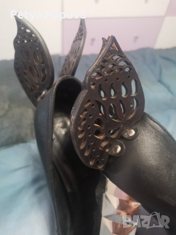 Обувки с пеперуда на Дарис, снимка 5 - Дамски обувки на ток - 40659229